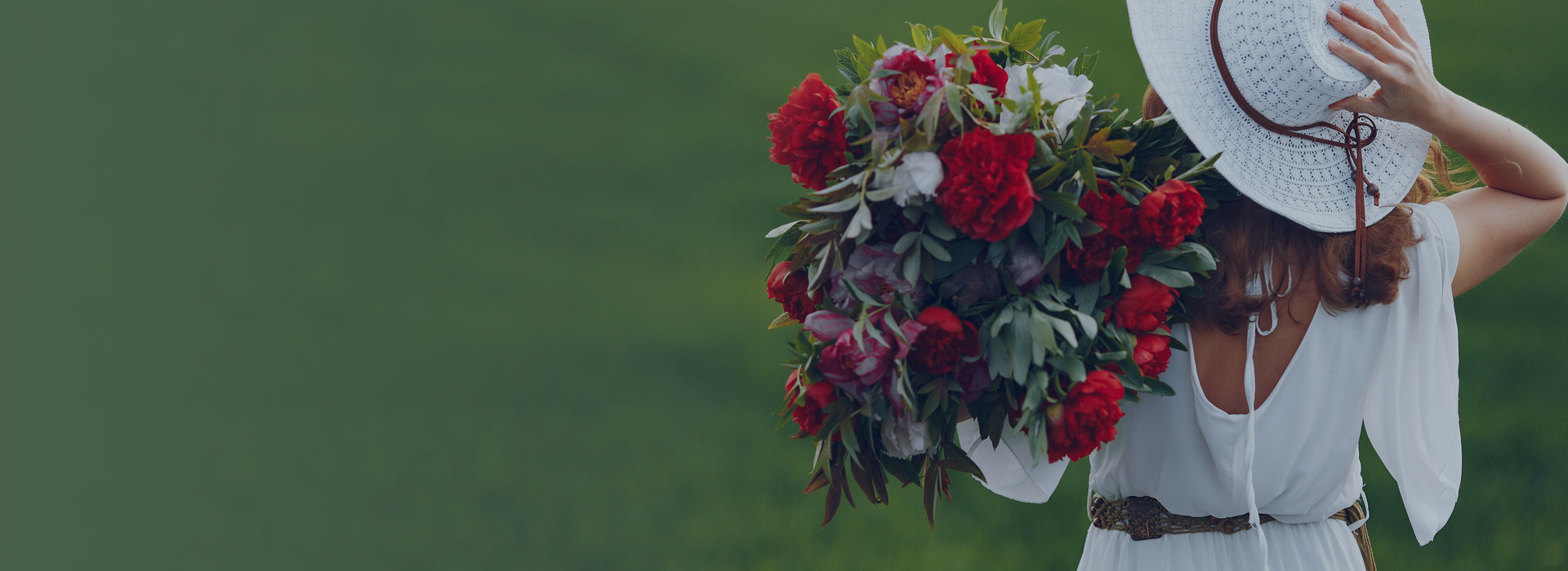 Bouquet of peonies